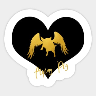 Flying Pig Sticker